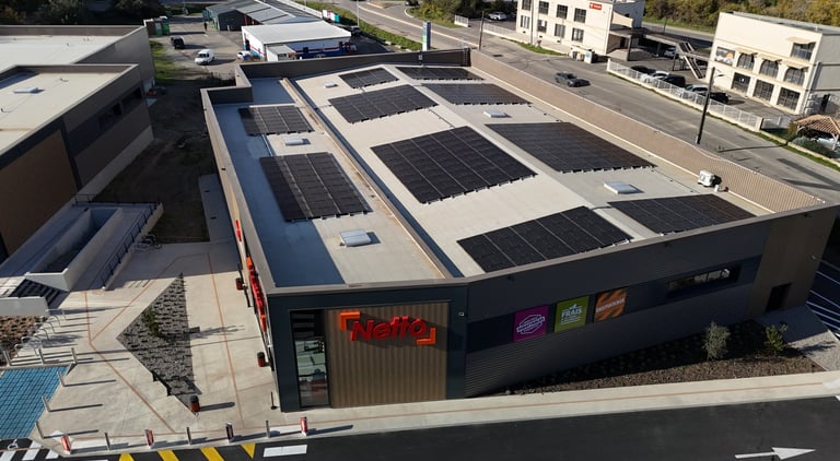 centrale photovoltaïque en autoconsommation avec revente du surplus