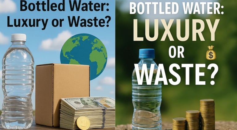 _💧📦 Bottled Water Luxury or Waste 💰🌍 