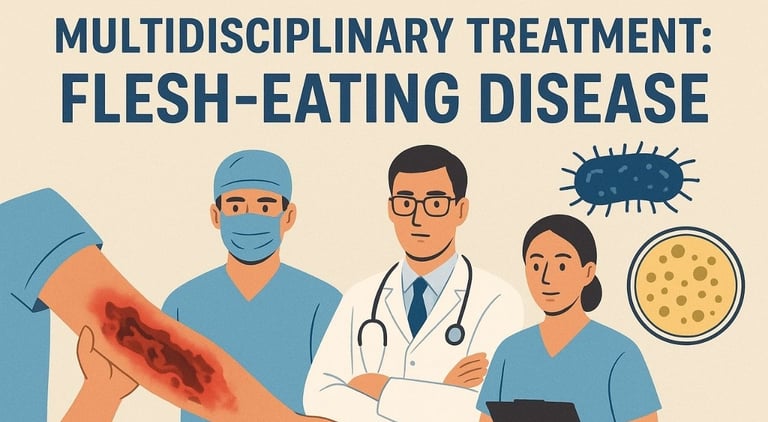 ๐ฆ Multidisciplinary Treatment: Flesh-Eating Disease (Necrotizing Fasciitis) ๐ฅ๐ฌ image