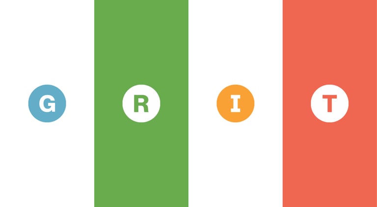 Grit color palette brand design