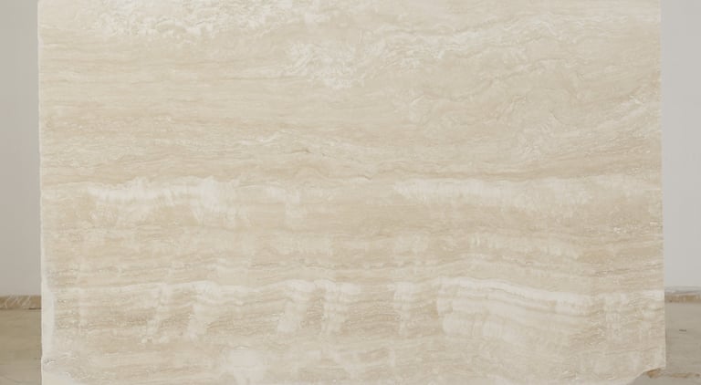 Travertine slabs, natural stone slab, Italian beige Bianco