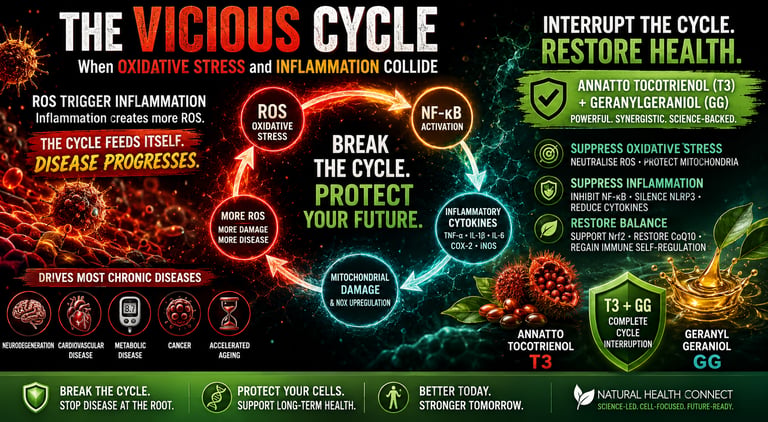 The Vicious Cycle - When Oxidative Stress and Inflammation Collide