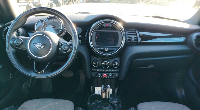 Intérieur d'une mini cooper