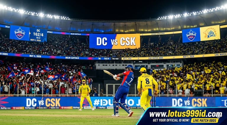 lotus999 DC VS CSK