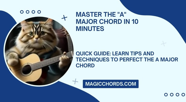 Guitar Lesson: The "A" major chord