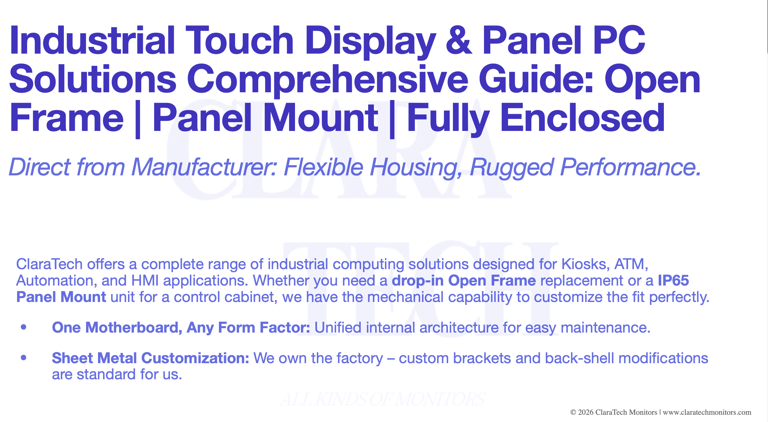 claratech's industrial pc's 2026 catalog