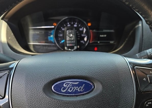 Key on speedometer of a 2023 Ford representing Asheville Locksmith Now all keys lost service