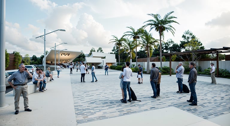 Urban Spaces, Plaza Paseo de los Artesanos, Las Piedras Puerto Rico, Dujo