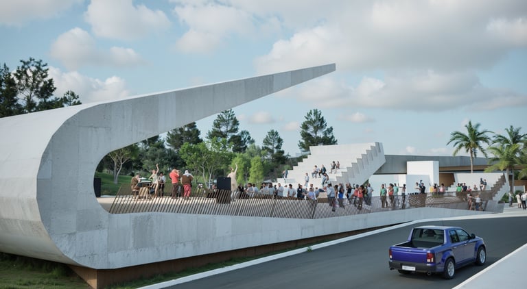 Urban Spaces, Plaza Paseo de los Artesanos, Las Piedras Puerto Rico, Dujo, Amphitheater