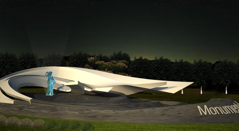 La Gota del Cantaro Installation, Urban Sculpture