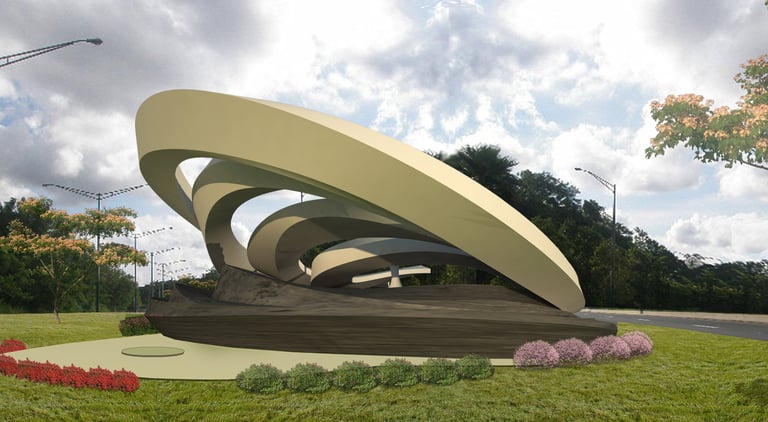 La Gota del Cantaro Installation, Urban Sculpture