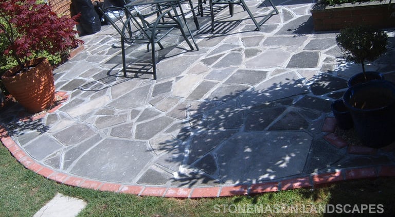 Crazy Paving Patio