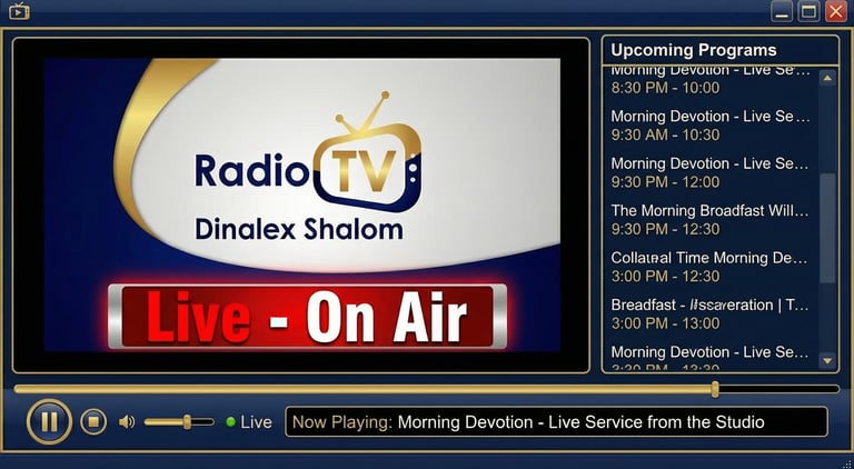 Radio tv dinalex shalom, radio shalom