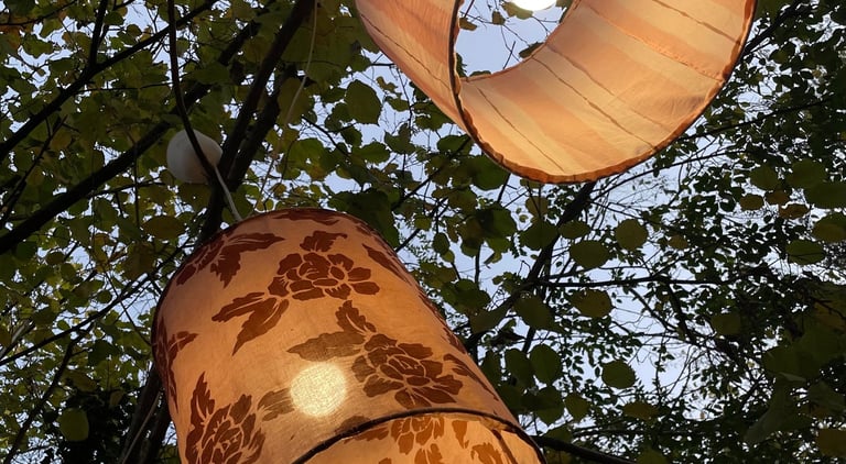 supension luminaire tissu teinture végétale teinture naturelle