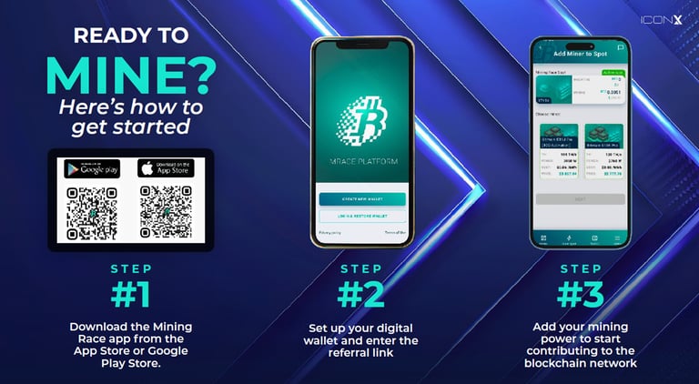 Klaar om te gaan minen met Mining Race