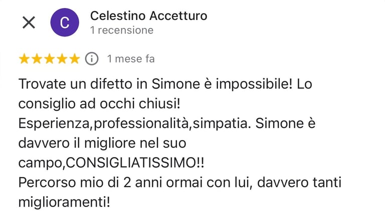 Feedback Coaching dal vivo