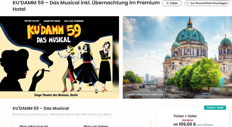 Travelcircus KU'DAMM 59 – Das Musical in Berlin