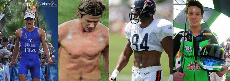 Professional athletes wearing patches