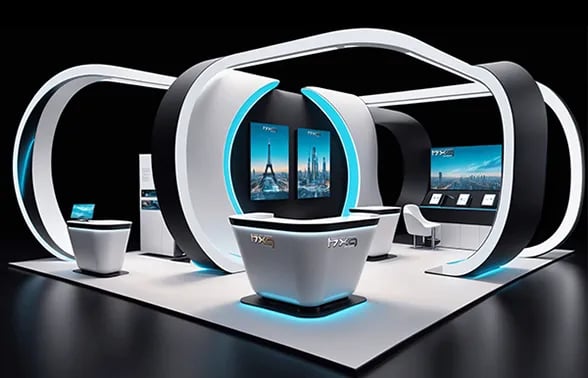 A modern stand construction