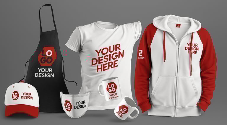 Custom merchandise items