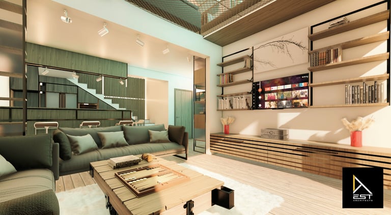 Design living apartament