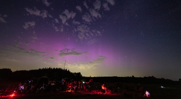 Aurores boréales et nuit des étoiles