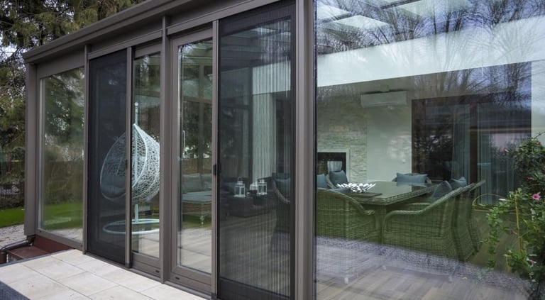 moskitiera plisowana na duże okna