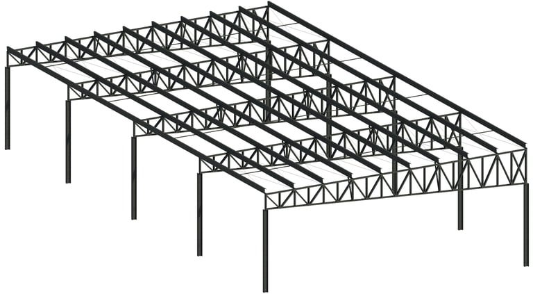 Fonte: Instagram Strong Projetos Projeto Estrutural Galpão Metálico , Carpina -PE.