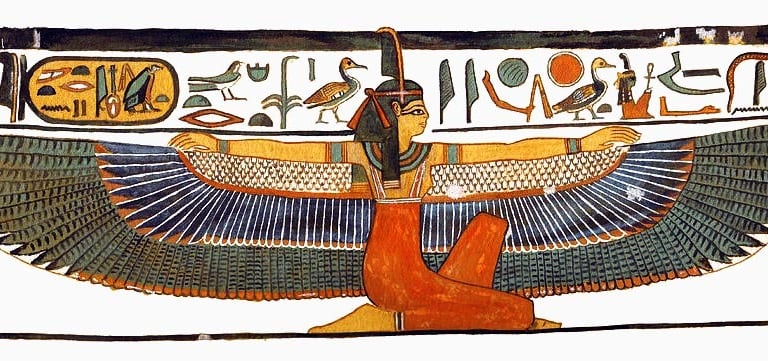 maat diosa egipcia de la verdad y la justicia