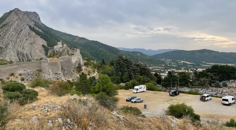 Sisteron, along the Napoleon Route, France