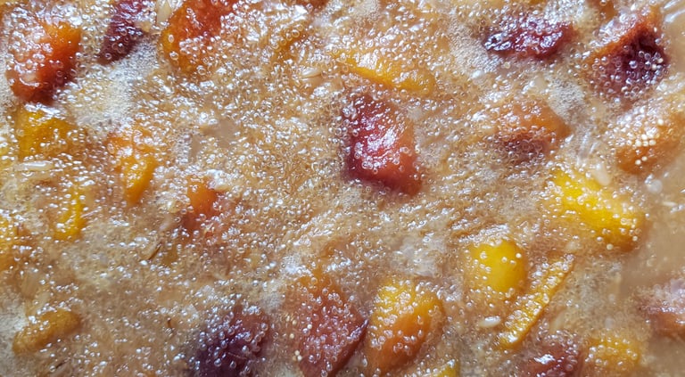 Nectarine/Pear Dish