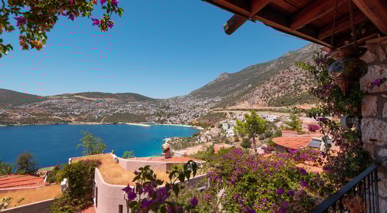 See view apartment in Kalkan for sale