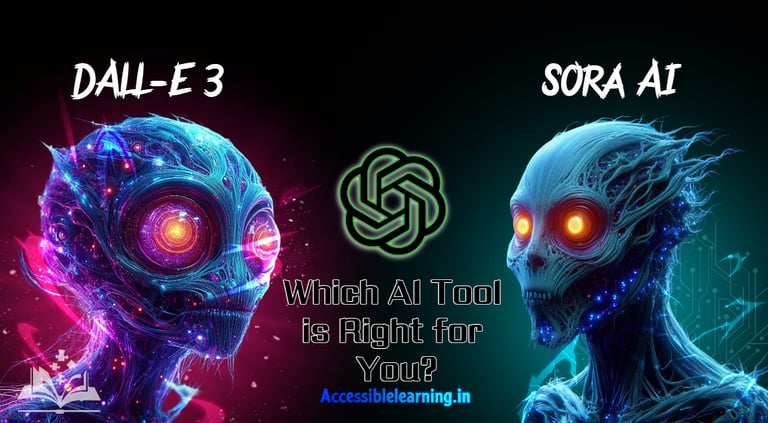 What is the main difference between Sora AI and DALL·E 3?