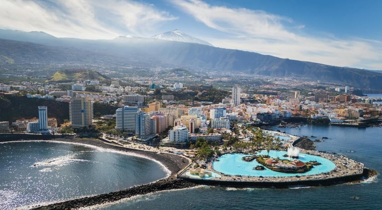 Tenerife island in the Canary Islands, a popular European winter sun destination
