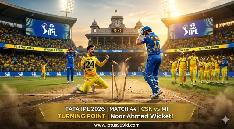 Lotus999 MI VS CSK