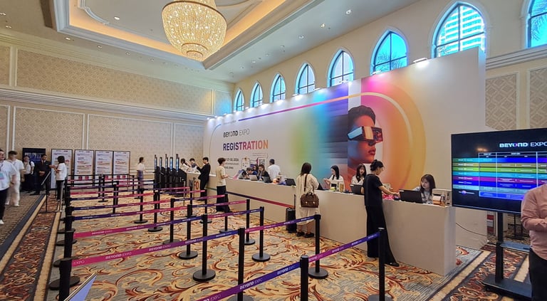 Visitors at BEYOND Expo 2026, Asia's largest technology event