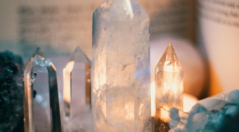cristales y piedras para sesiones de reiki