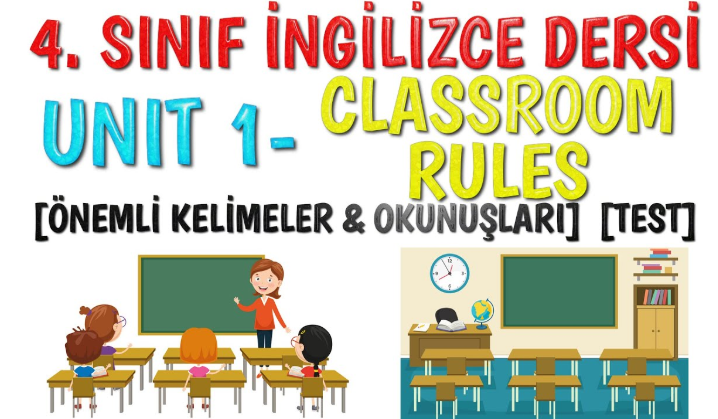 4. sınıf ingilizce 1. ünite