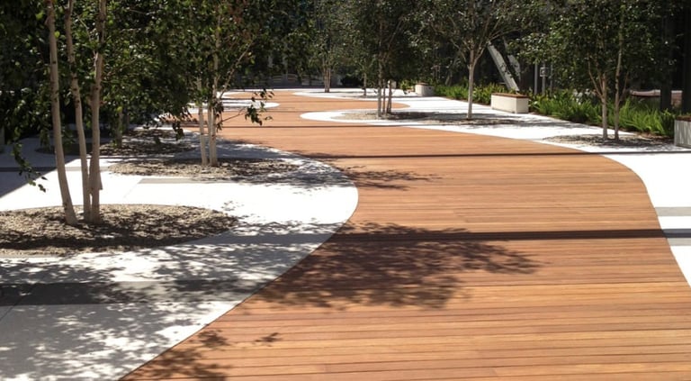 deck de madera exterior