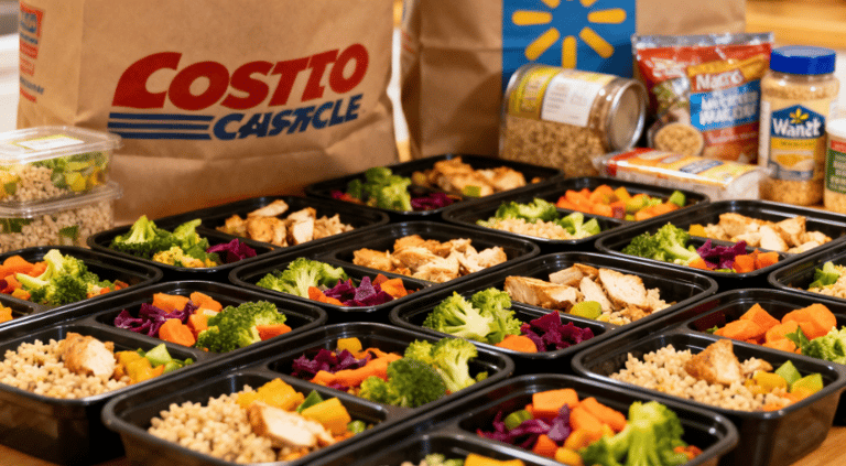 Meal Prep Sunday: colorful macro-balanced meals in containers