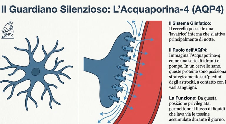 Ruolo dell'acquaporina-4