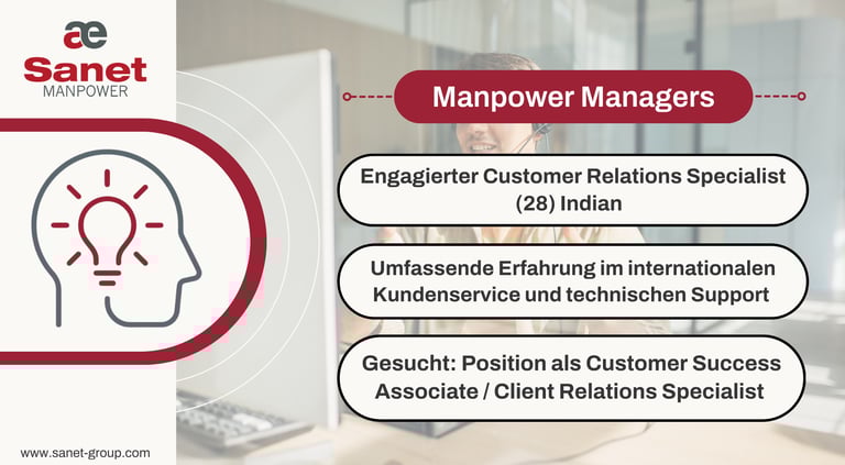Engagierter Customer Relations Specialist