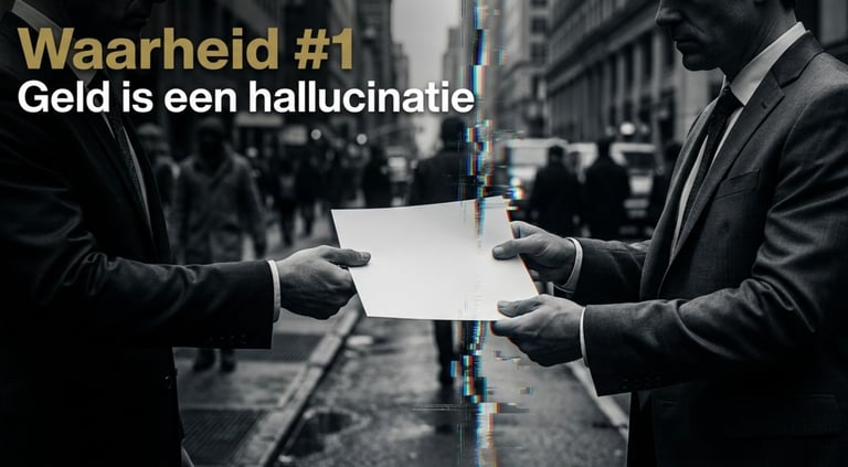 Geld is een hallucinatie