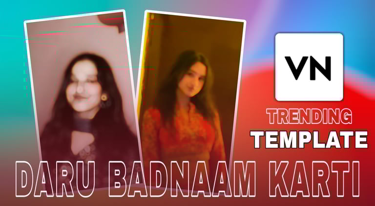 DARU BADNAAM KARTI VN TEMPLATE