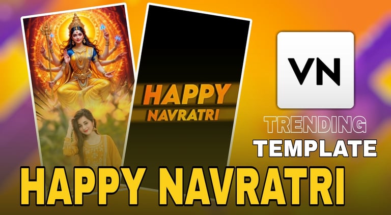 Happy Navratri VN Template