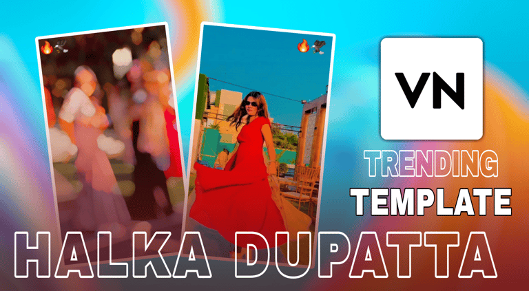 Halka Dupatta VN Template