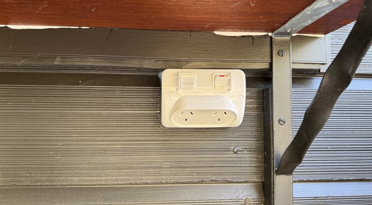 A Double Outdoor Power Point 10A - Weatherproof call now Electrician near me 0223181177