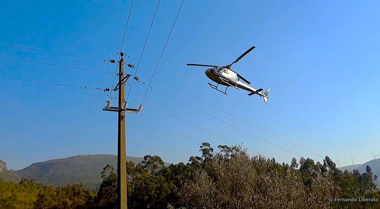 Inspeção aérea a linhas elétricas EDP Distribuição