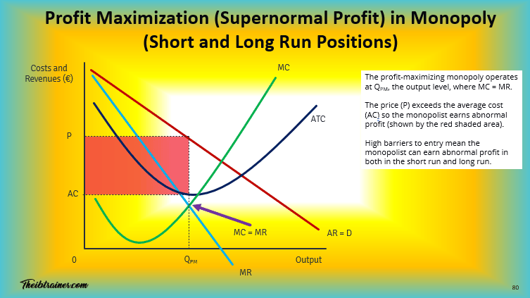 Monopoly Profit Maximisation