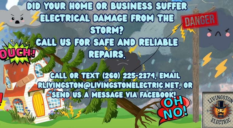 Call us for storm repairs!